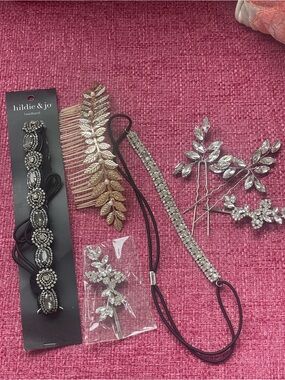 Black Crystal Stretch Headband